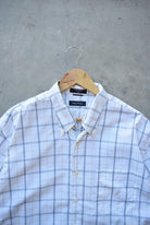 Nautica Cream Cropped Long Sleeve Button Up — 2000s (L) - Retrospective Store
