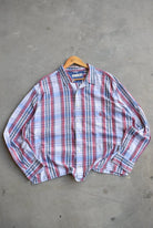 Nautica Red Cropped Button Up — 2000s (XXL) - Retrospective Store