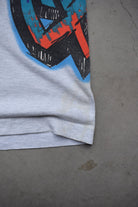 NBA Charlotte Hornets Grey Graphic Tee — 1990s (XL/XXL) - Retrospective Store