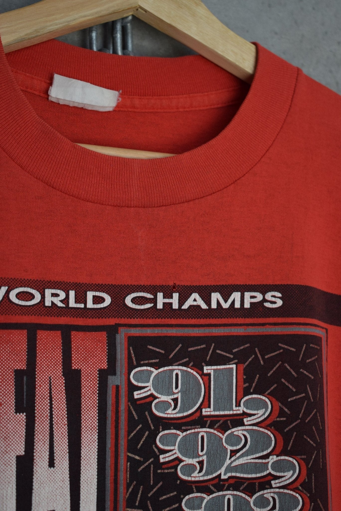NBA Chicago Bulls 3 - Peat Tee — 1993 (L) - Retrospective Store