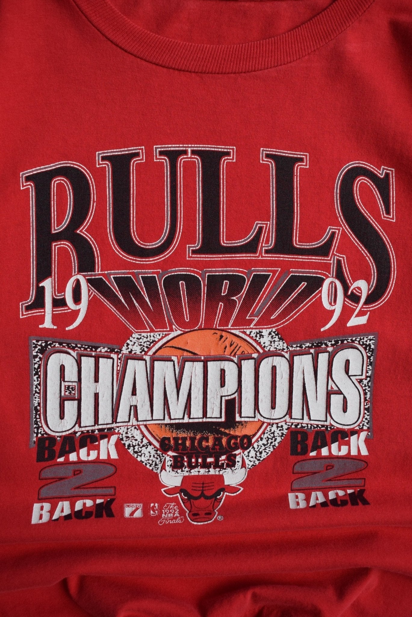 NBA Chicago Bulls World Champions Tee — 1992 (S) - Retrospective Store