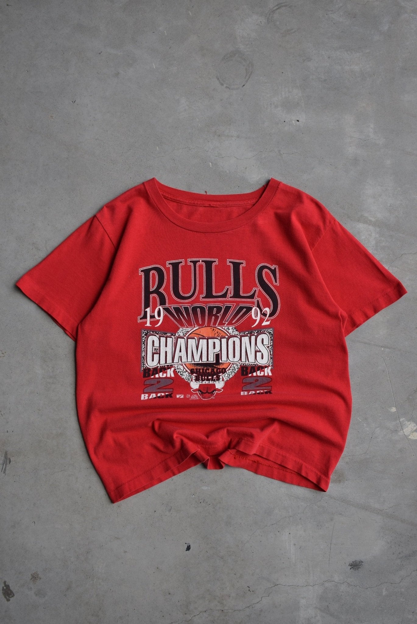 NBA Chicago Bulls World Champions Tee — 1992 (S) - Retrospective Store