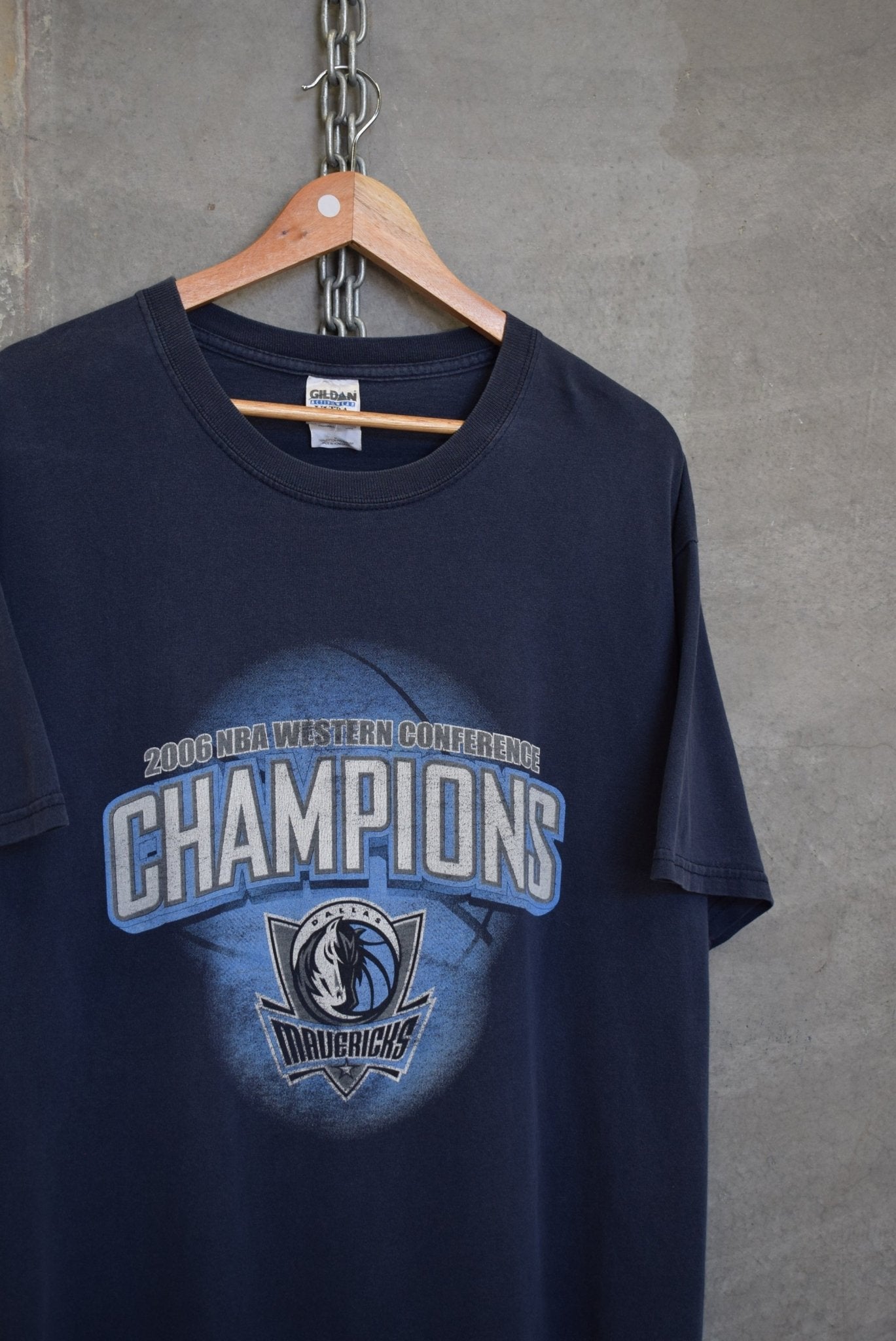 NBA Dallas Mavericks Western Conference Champions Tee — 2006 (L) - Retrospective Store