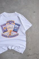 NBA Finals Lakers vs. Pistons White Graphic Tee — 2004 (M) - Retrospective Store