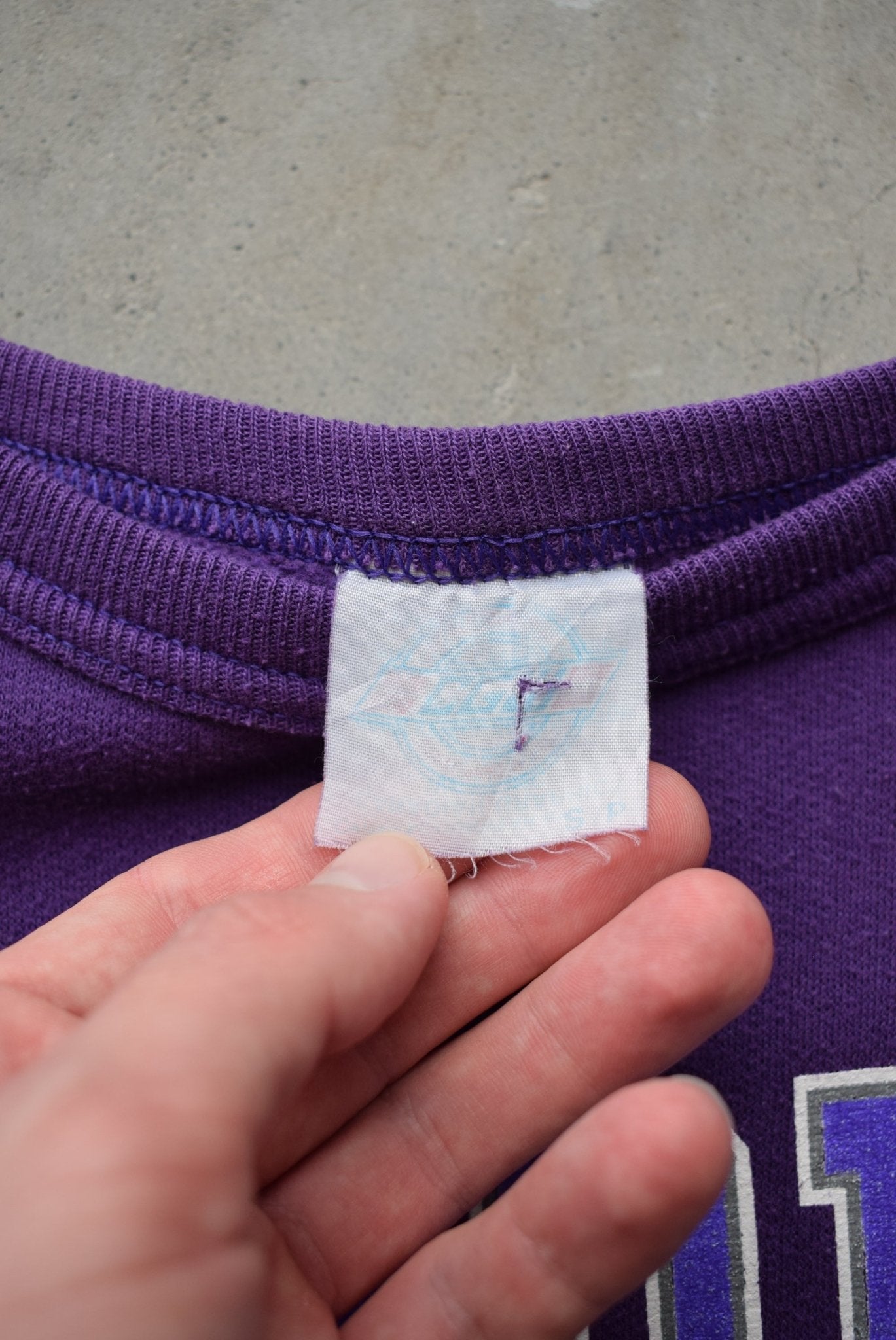 NBA Toronto Raptors Purple Graphic Crewneck — 1990s (S) - Retrospective Store