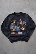 NBA United States Dream Team Black Graphic Crewneck — 1990s (S/M) - Retrospective Store