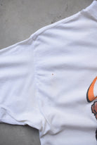 Netherlands Football Team White Graphic Tee — 1990s (M) - Retrospective Store
