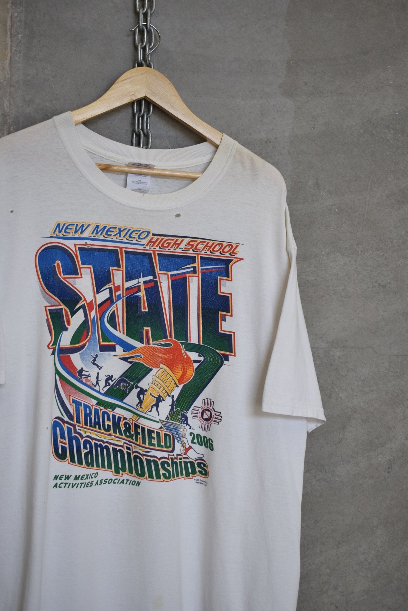 New Mexico High School Track & Field Championships Tee — 2006 (XL) - Retrospective Store