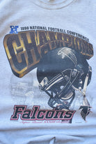 NFL Atlanta Falcons Champions Grey Graphic Tee — 1998 (L) - Retrospective Store