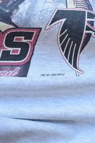 NFL Atlanta Falcons Champions Grey Graphic Tee — 1998 (L) - Retrospective Store