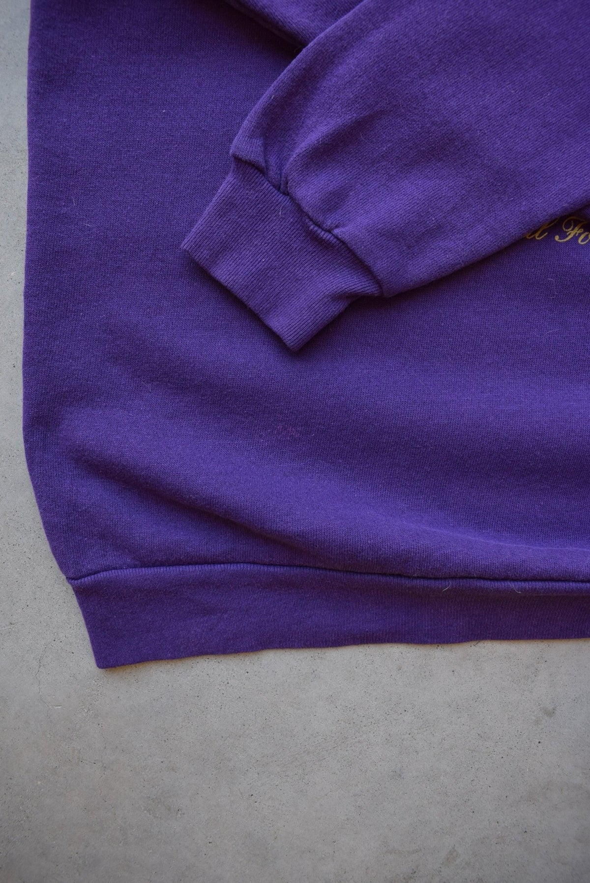 NFL Baltimore Ravens Purple Graphic Crewneck — 1990s (M) - Retrospective Store