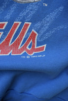 NFL Buffalo Bills Blue Graphic Crewneck — 1992 (M) - Retrospective Store