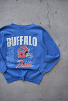 NFL Buffalo Bills Blue Graphic Crewneck — 1992 (M) - Retrospective Store