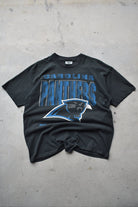 NFL Carolina Panthers Black Graphic Tee — 1993 (XL) - Retrospective Store