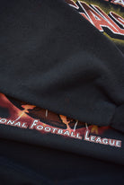 NFL Cincinnati Bengals Black Graphic Crewneck — 1990s (L) - Retrospective Store