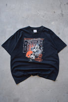 NFL Cleveland Browns Black Graphic Tee — 1995 (XL) - Retrospective Store