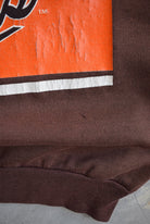 NFL Cleveland Browns Brown Graphic Crewneck — 1990s (S/M) - Retrospective Store