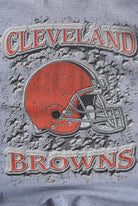 NFL Cleveland Browns Grey Graphic Tee — 2000s (M) - Retrospective Store