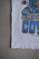 NFL Dallas Cowboys Grey Caricature Tee — 1993 (L) - Retrospective Store