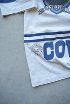 NFL Dallas Cowboys Superbowl Champions Grey Graphic Tee — 1990 (L) - Retrospective Store