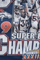 NFL Denver Broncos Superbowl XXXIII Champions Navy Graphic Tee — 1998 (L) - Retrospective Store