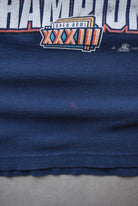 NFL Denver Broncos Superbowl XXXIII Champions Navy Graphic Tee — 1998 (L) - Retrospective Store