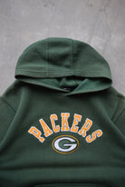 NFL Green Bay Packers Green Embroidered Hoodie — 2000s (S) - Retrospective Store