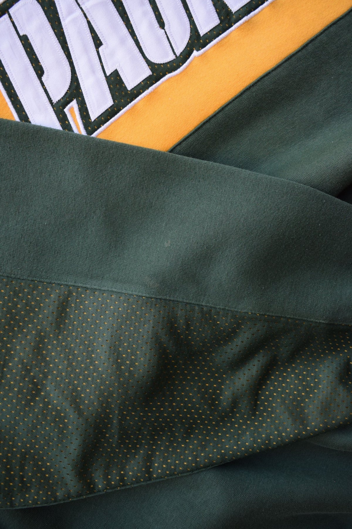 NFL Green Bay Packers Green & Yellow Embroidered Crewneck — 2000s (XXL) - Retrospective Store