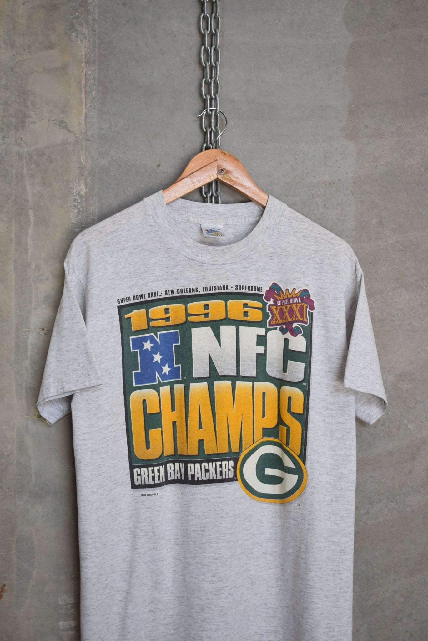 NFL Green Bay Packers NFC Champions Tee — 1996 (M/L) - Retrospective Store