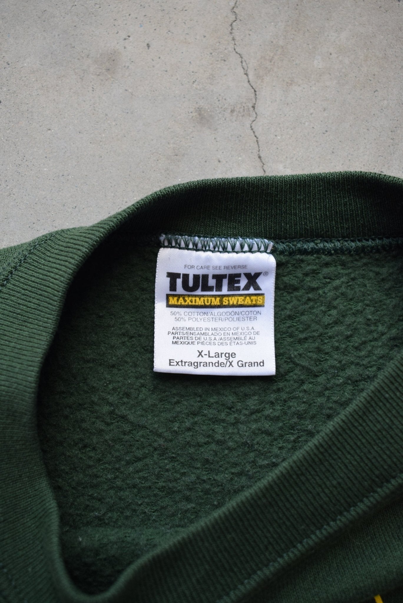 NFL Green Bay Packers Superbowl Champions Green Crewneck — 1998 (L) - Retrospective Store