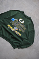 NFL Green Bay Packers Superbowl Champions Green Crewneck — 1998 (L) - Retrospective Store