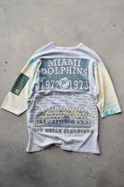 NFL Miami Dolphins Grey All-Over-Print Graphic Tee — 1993 (L) - Retrospective Store