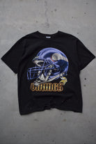 NFL Minnesota Vikings Black Graphic Tee — 2000s (XL) - Retrospective Store