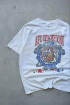 NFL New England Patriots Superbowl XXXI Grey Graphic Tee — 1996 (XL) - Retrospective Store