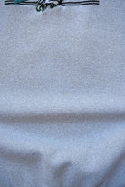 NFL Philadelphia Eagles Grey Embroidered Crewneck — 2000s (M/L) - Retrospective Store