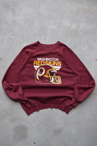 NFL Washington Football Burgandy Graphic Crewneck — 1990s (S) - Retrospective Store