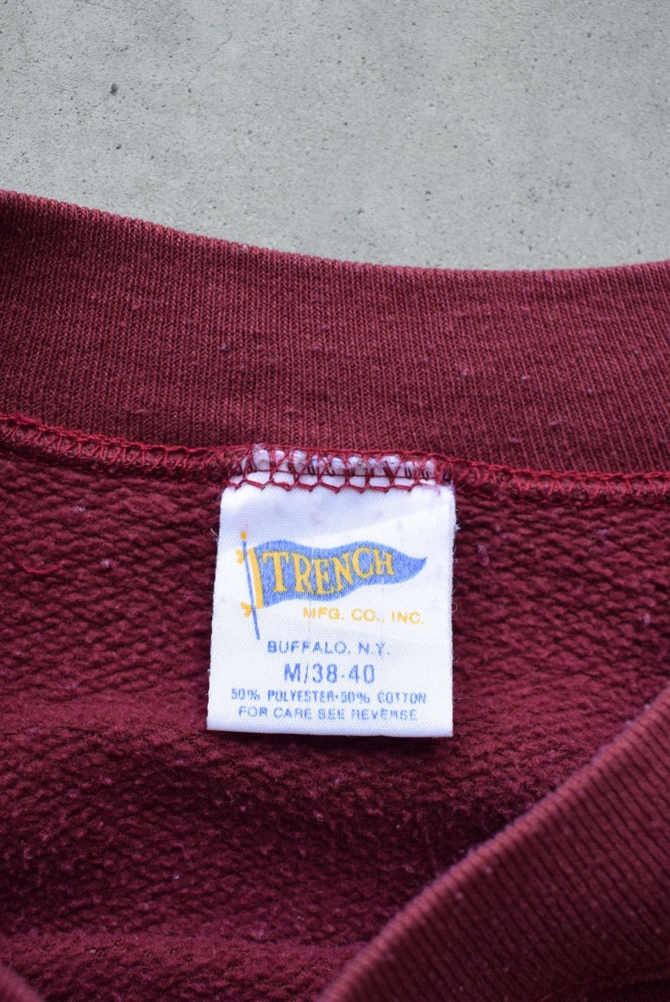 NFL Washington Football Burgandy Graphic Crewneck — 1990s (S) - Retrospective Store