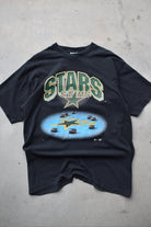 NHL Dallas Stars Black Graphic Tee — 2000s (XL) - Retrospective Store