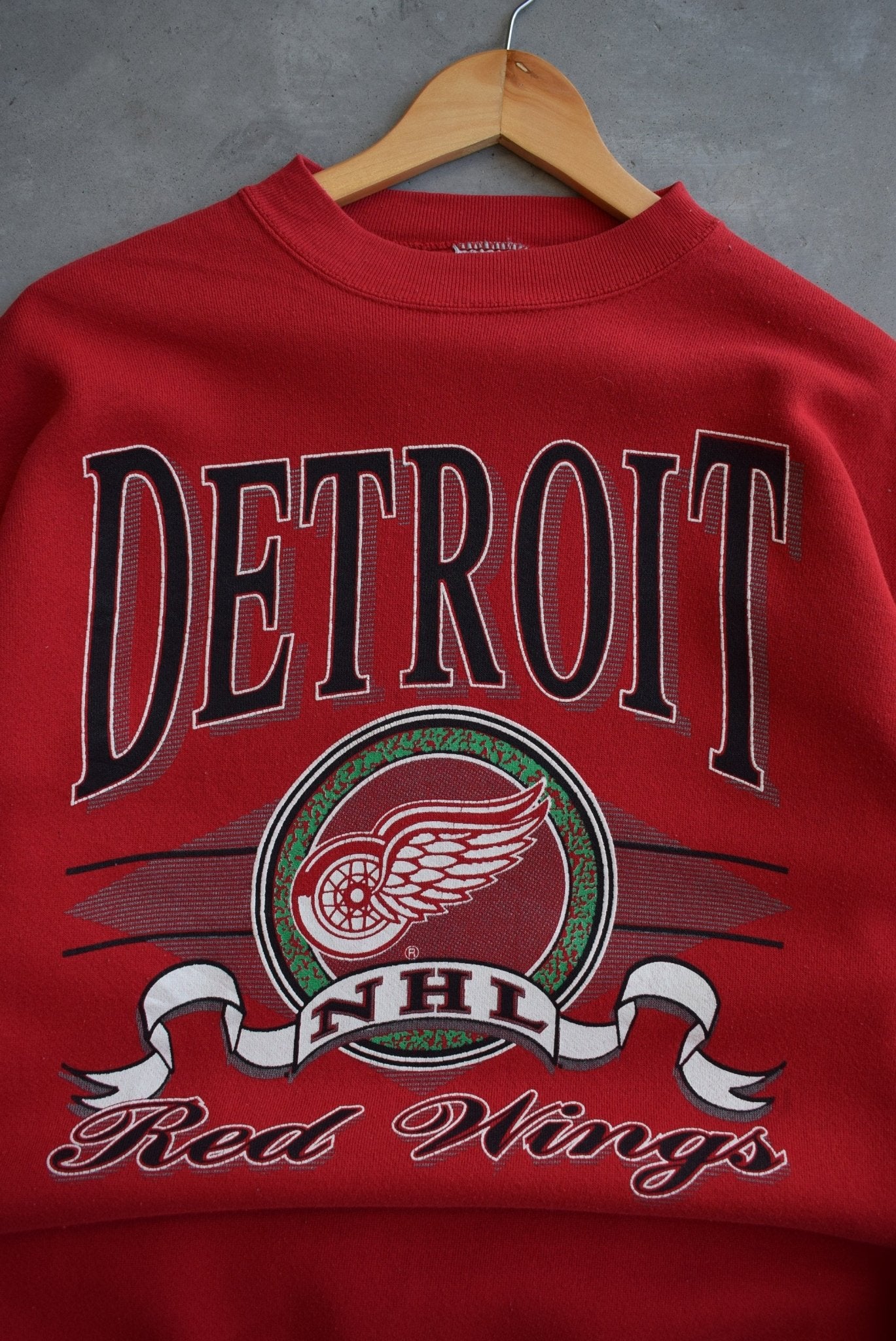 NHL Detroit Red Wings Crewneck — 1990s (L/XL) - Retrospective Store