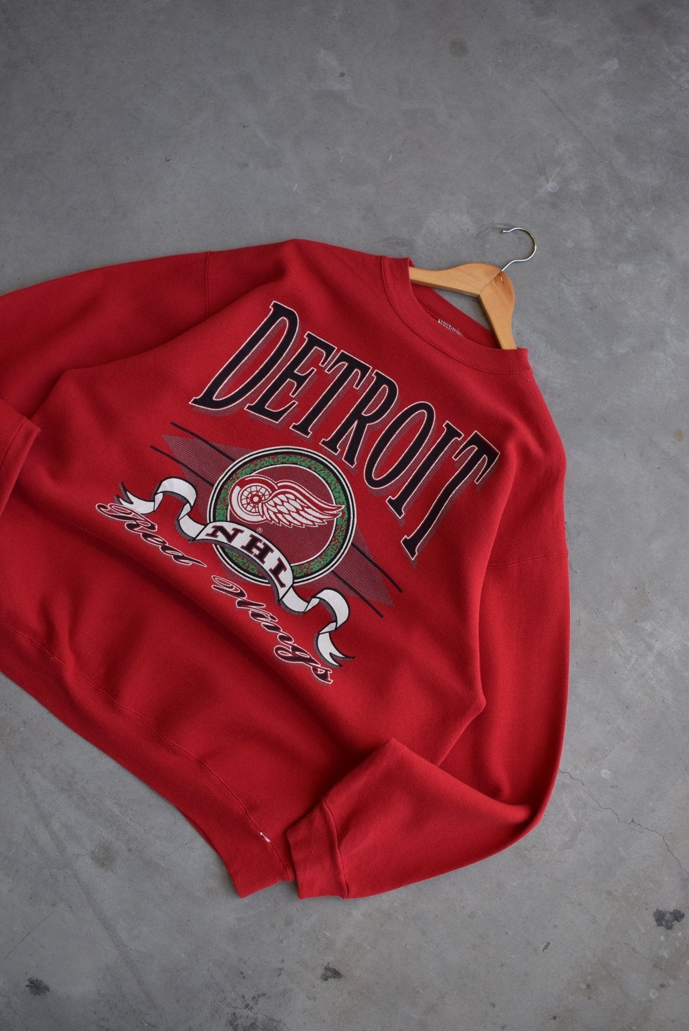 NHL Detroit Red Wings Crewneck — 1990s (L/XL) - Retrospective Store