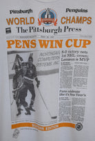NHL Pittsburgh Penguins World Champs Tee — 1991 (M) - Retrospective Store