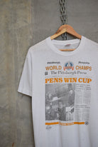 NHL Pittsburgh Penguins World Champs Tee — 1991 (M) - Retrospective Store