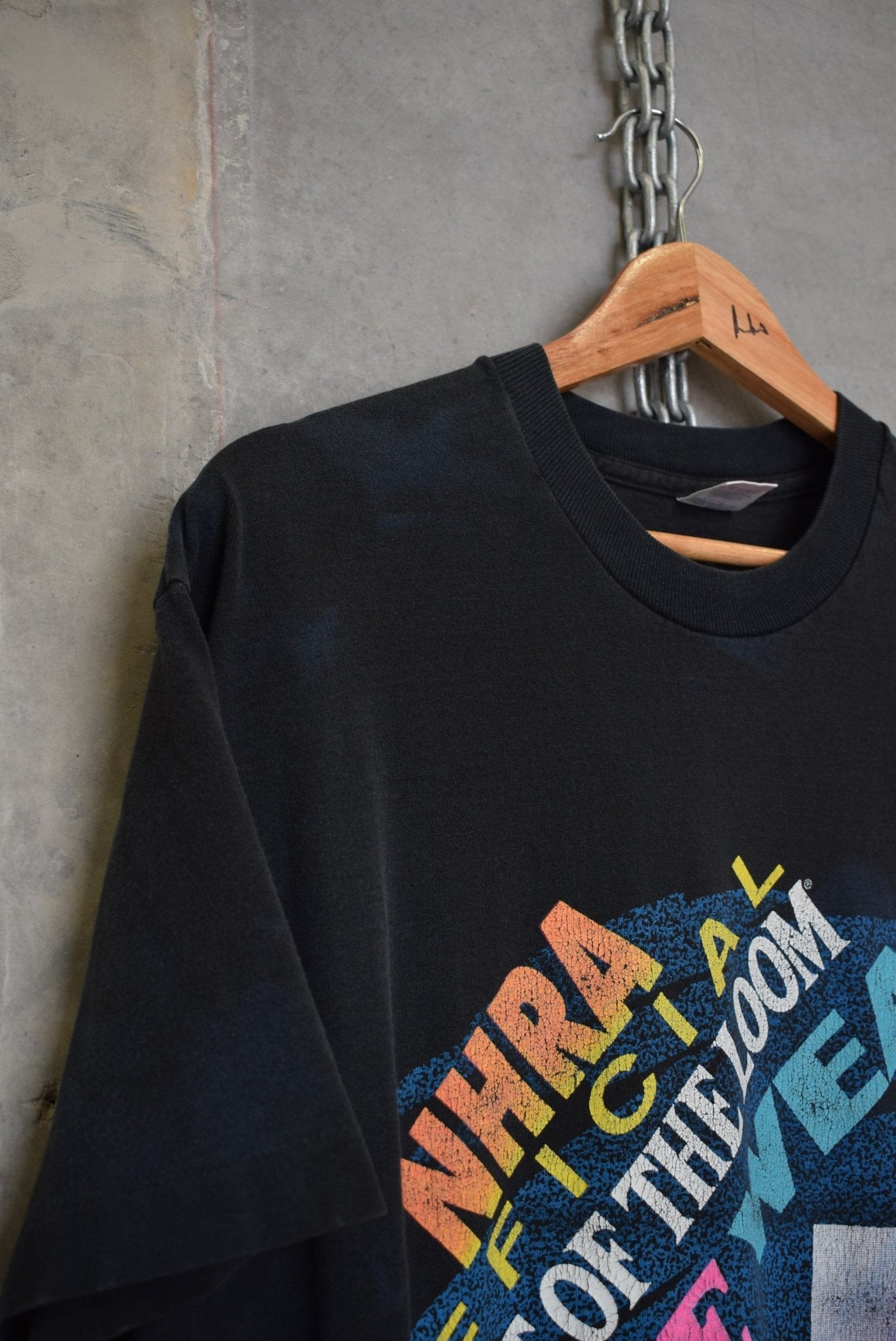 NHRA x Fruit of the Loom Drag Racing Tee — 1990s (L) - Retrospective Store