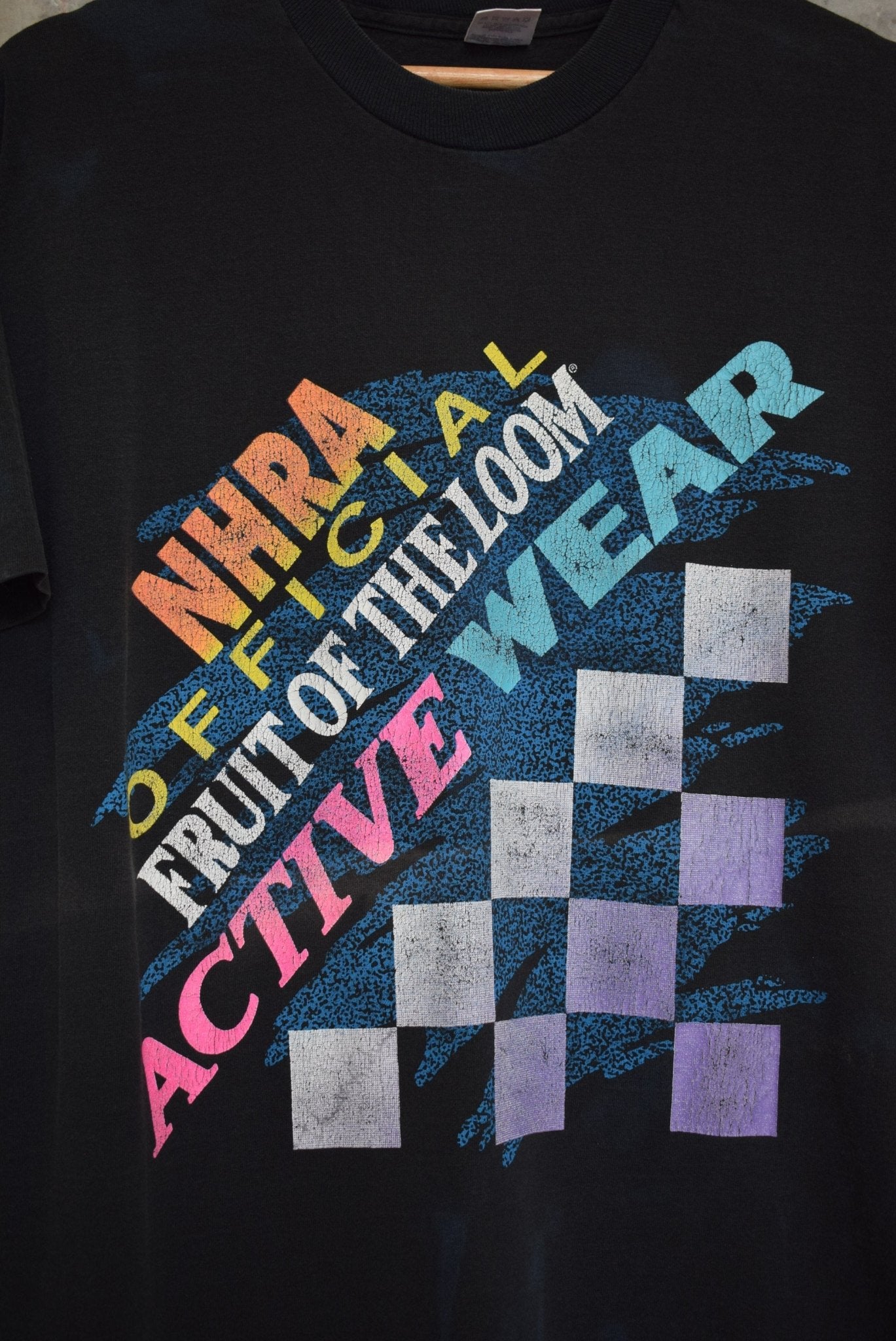 NHRA x Fruit of the Loom Drag Racing Tee — 1990s (L) - Retrospective Store