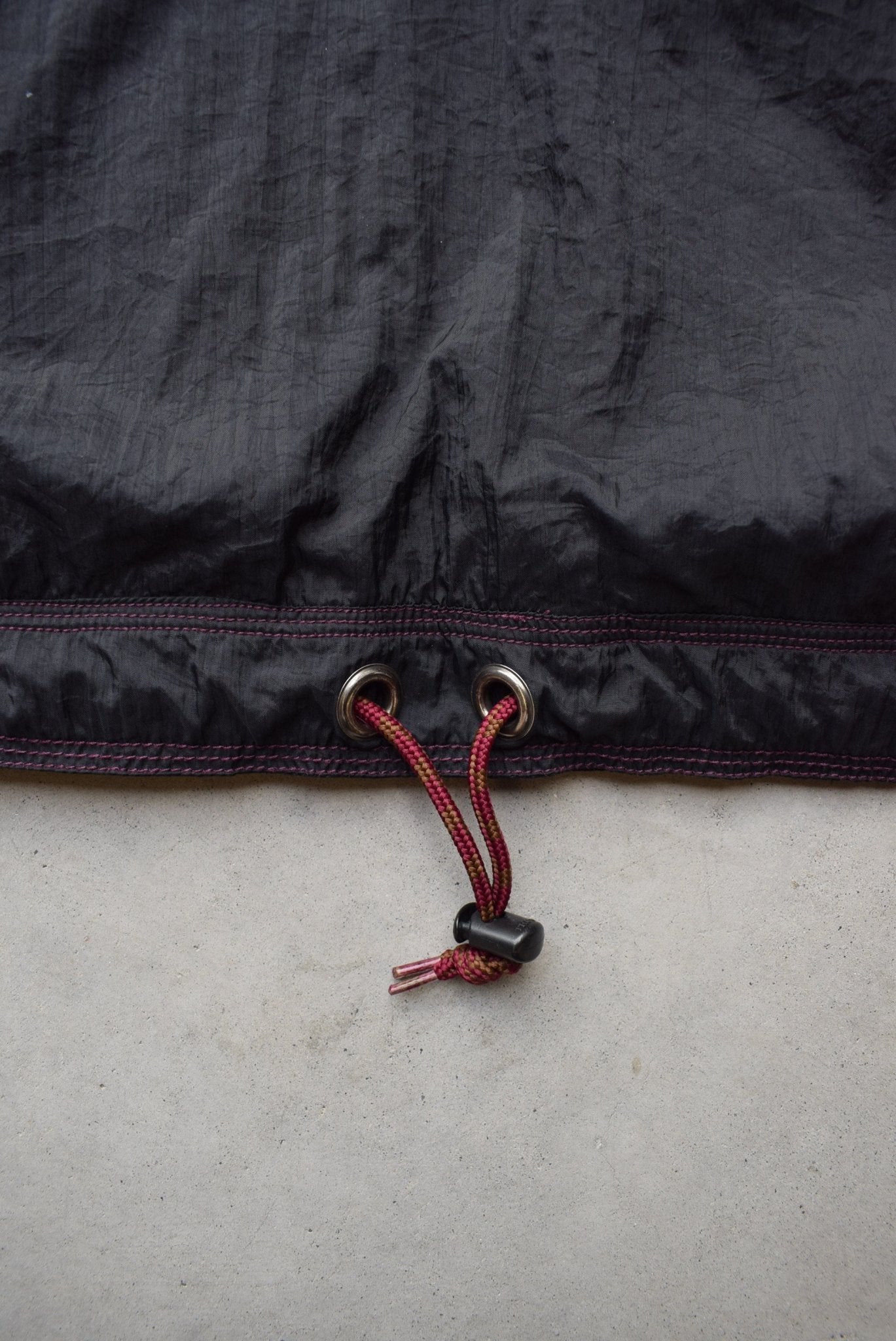 Nike ACG Black Embroidered Half-Zip Jacket — 1990s (XL) - Retrospective Store