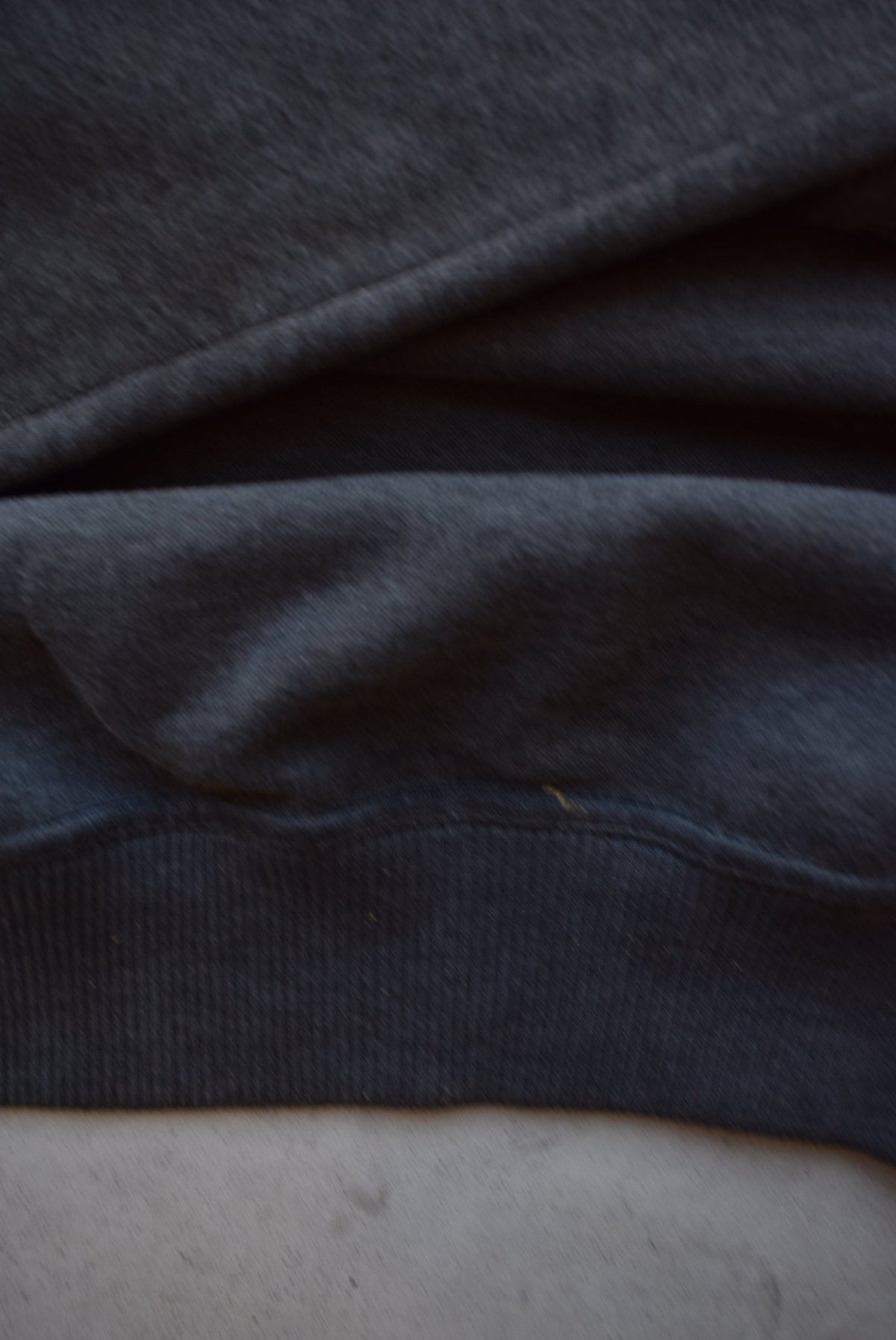 Nike Air Charcoal Embroidered Spellout Quarter Zip — 1990s (L) - Retrospective Store