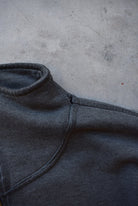 Nike Air Charcoal Embroidered Spellout Quarter Zip — 1990s (L) - Retrospective Store