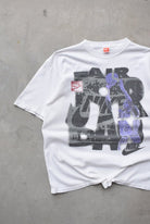 Nike Air Jordan White Graphic Tee — 1990s (L) - Retrospective Store