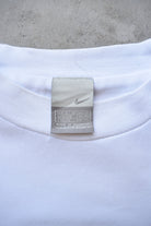 Nike Air White Embroidered Spellout Crewneck — 2000s (S) - Retrospective Store