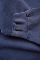Nike Athletics Navy Embroidered Spellout Crewneck — 1990s (XL) - Retrospective Store